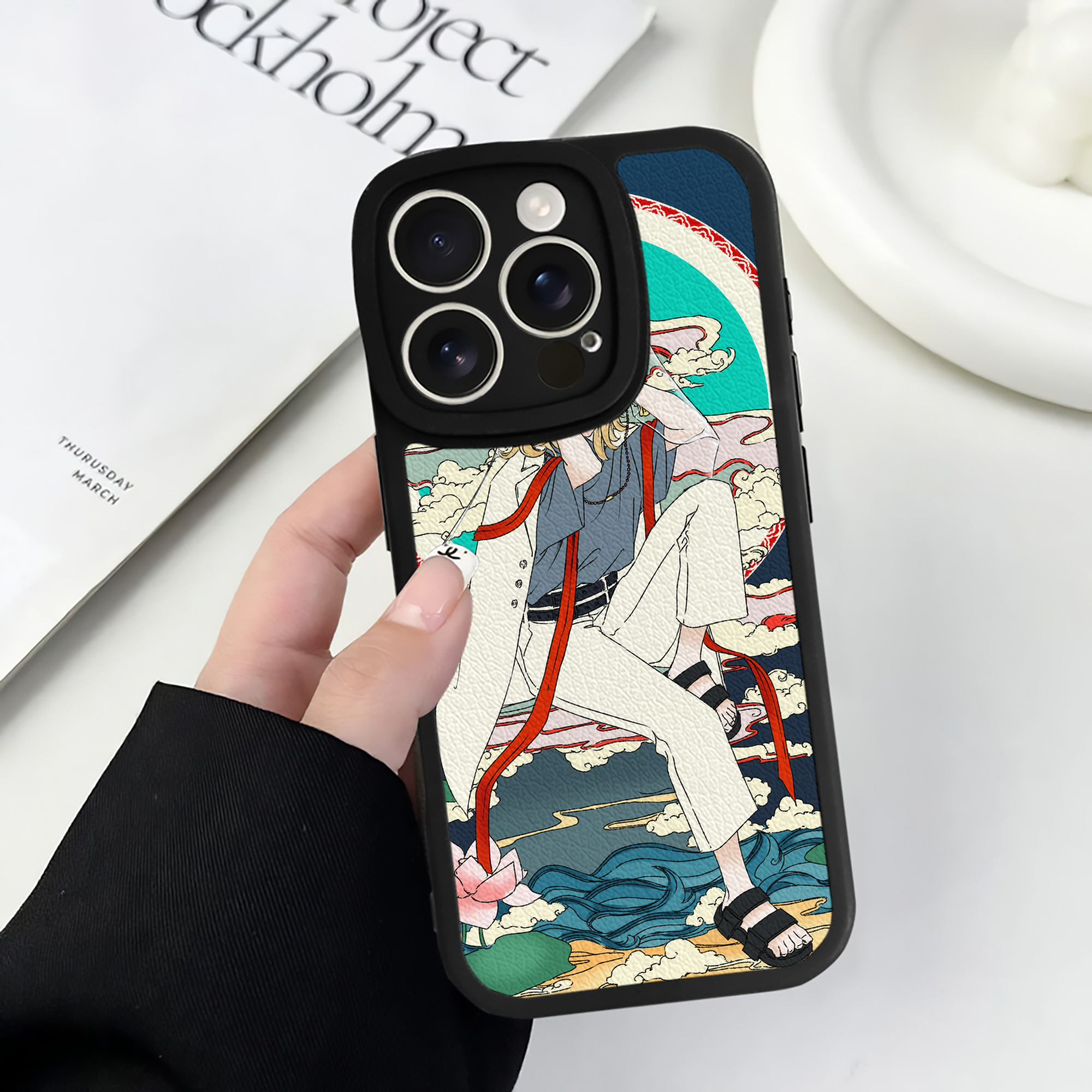 （画像用） 東京リベンジャーズ Tokyo Revengers 【iPhone 16シリーズ対応】シリコンスマホケース（レザー調） 材質：シリコン